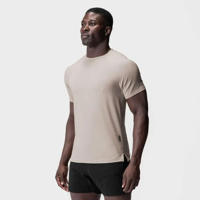 ASRV Short Sleeves Men Supima Fitted Tee Chai