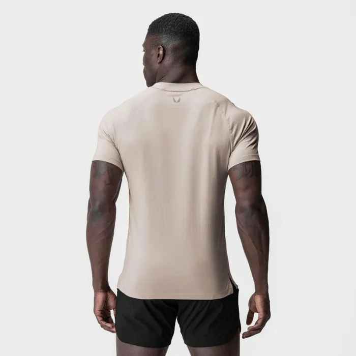 ASRV Short Sleeves Men Supima Fitted Tee Chai