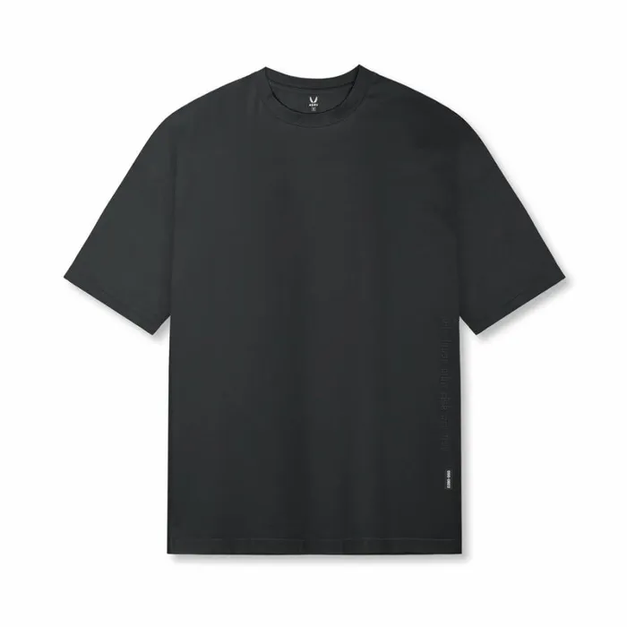 ASRV Short Sleeves Men Supima Oversized Tee Dusk Black