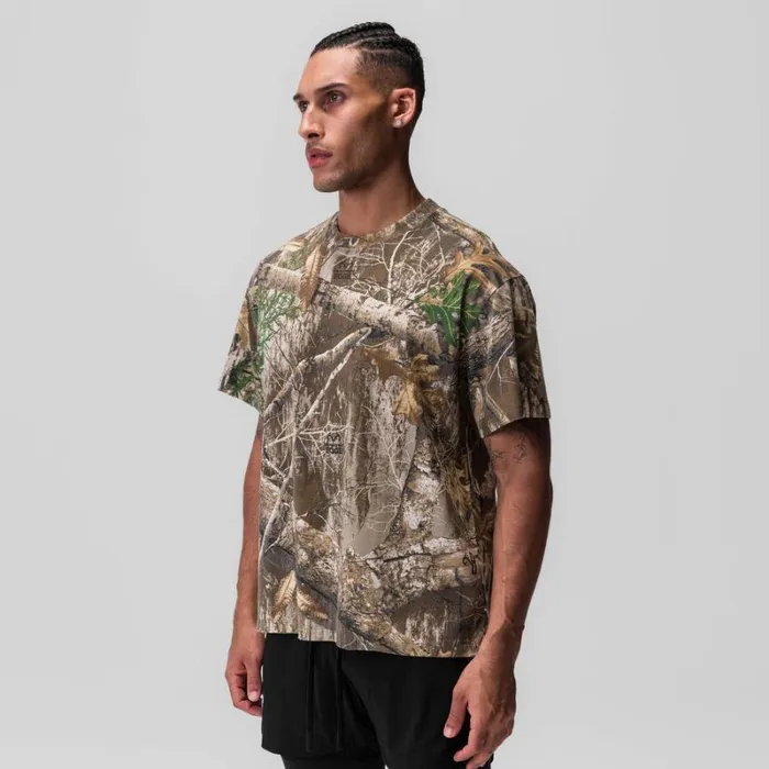 ASRV Short Sleeves Men Tech Essential Relaxed Tee Realtree Camo