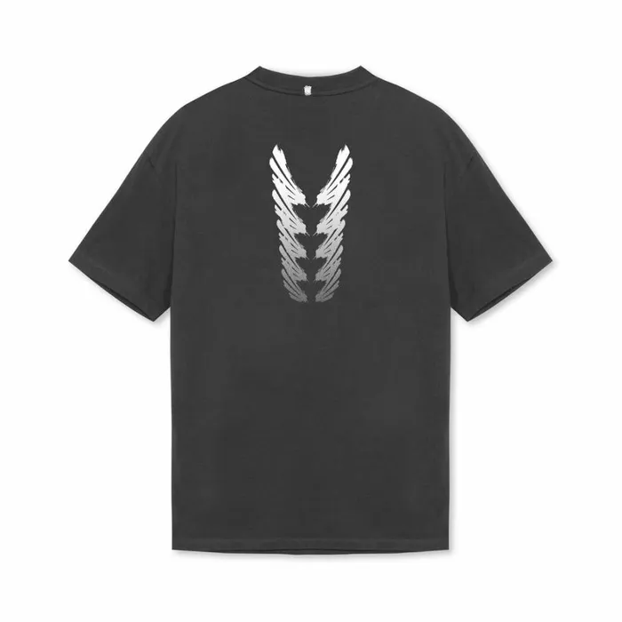 ASRV Short Sleeves Men Technical Essentials Relaxed Tee Space Grey 034brush Stroke034