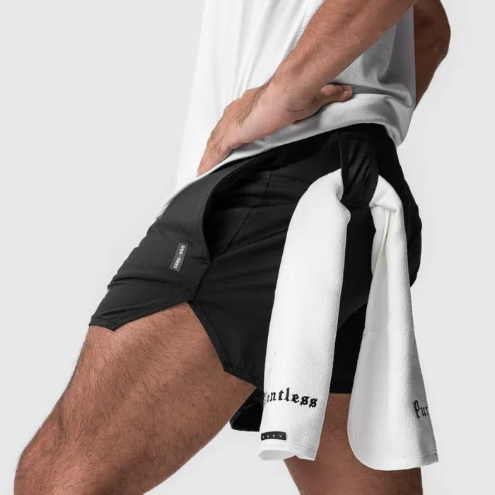 ASRV Shorts Men AeroSilver 5034 Linerless Short Black