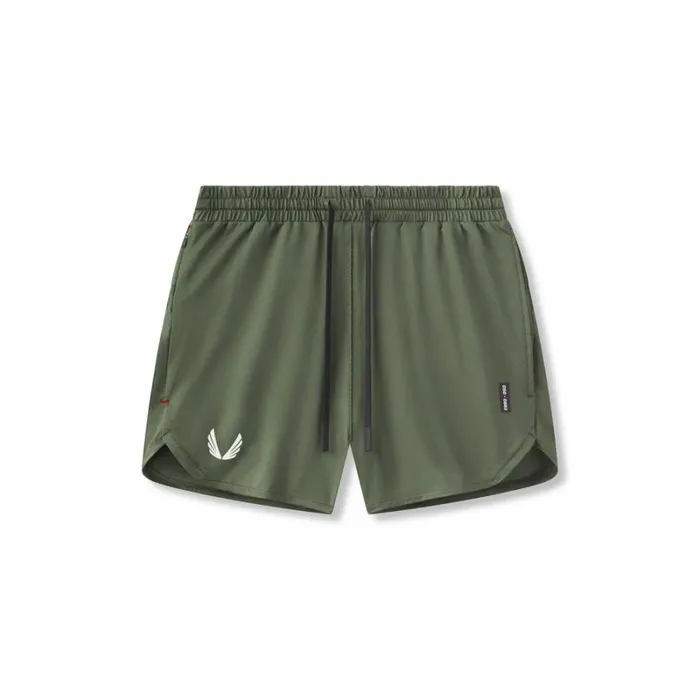 ASRV Shorts Men AeroSilver 5034 Linerless Short Olive