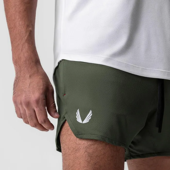ASRV Shorts Men AeroSilver 5034 Linerless Short Olive