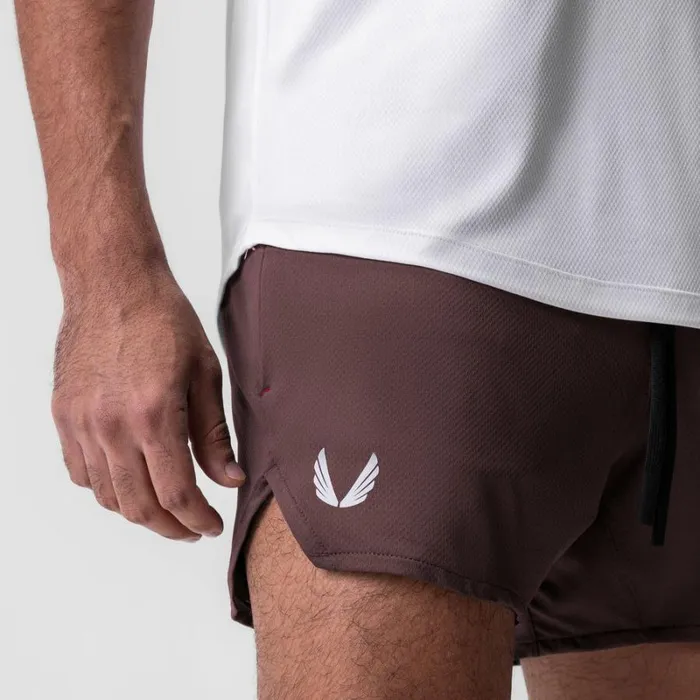 ASRV Shorts Men AeroSilver 5034 Linerless Short Plum