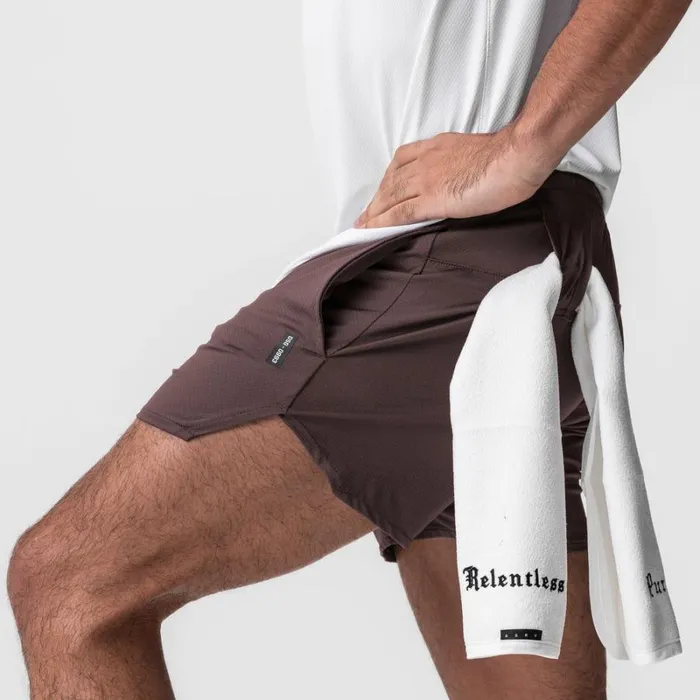 ASRV Shorts Men AeroSilver 5034 Linerless Short Plum