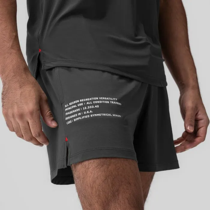 ASRV Shorts Men Aerotex 5034 Training Short Space Grey