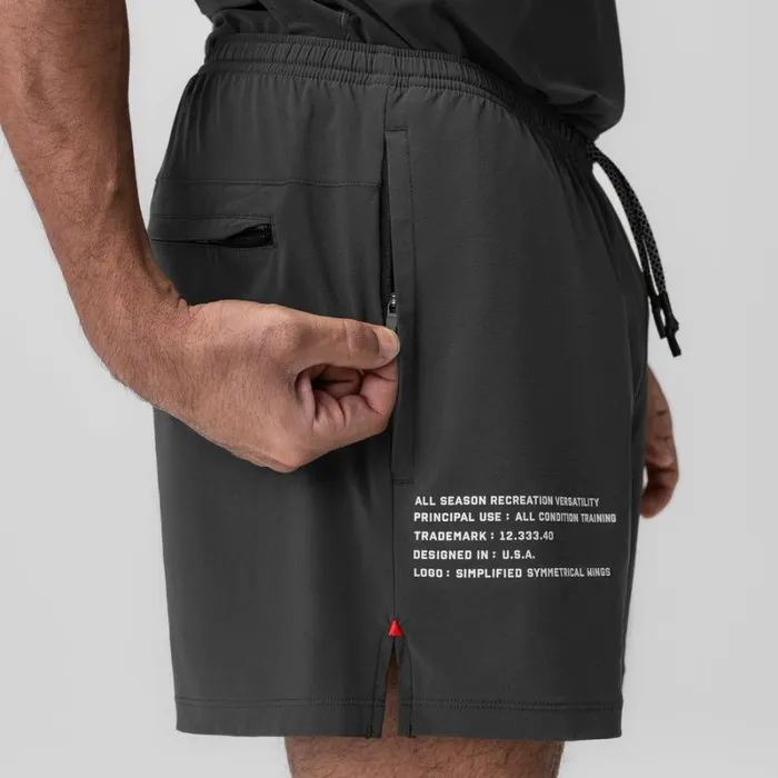 ASRV Shorts Men Aerotex 5034 Training Short Space Grey