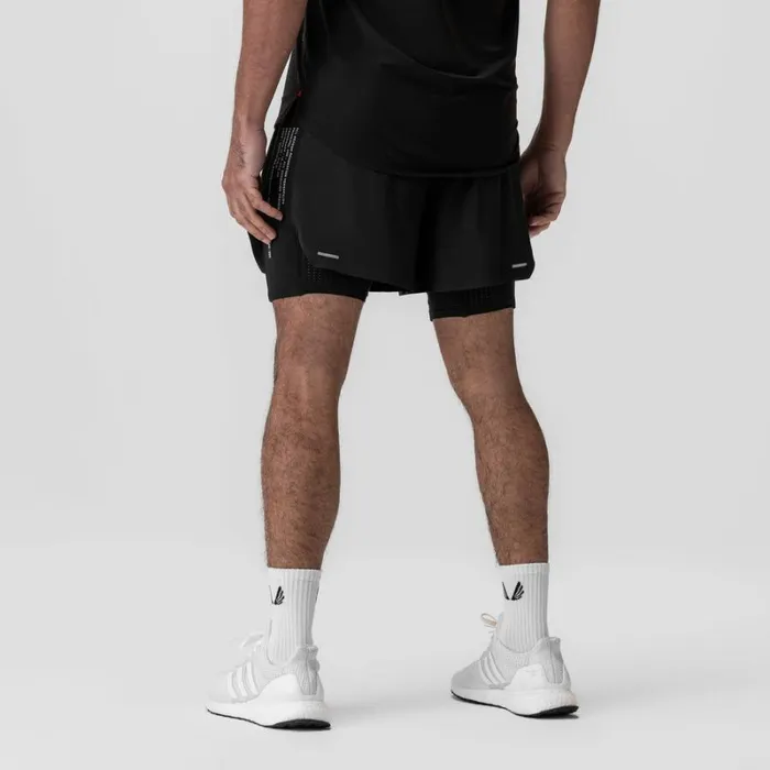 ASRV Shorts Men Aerotex Hybrid Liner Short Blackblack