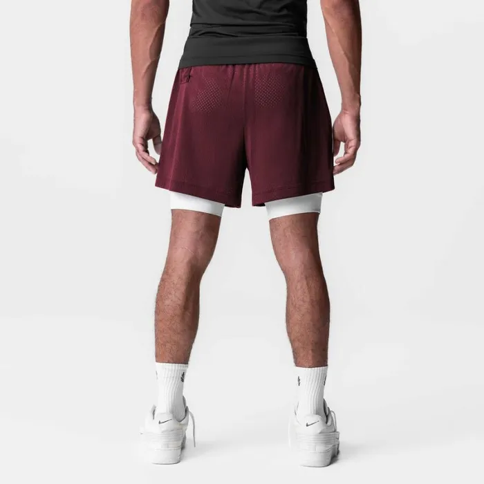 ASRV Shorts Men IonMesh 5034 Liner Short Crimson Red