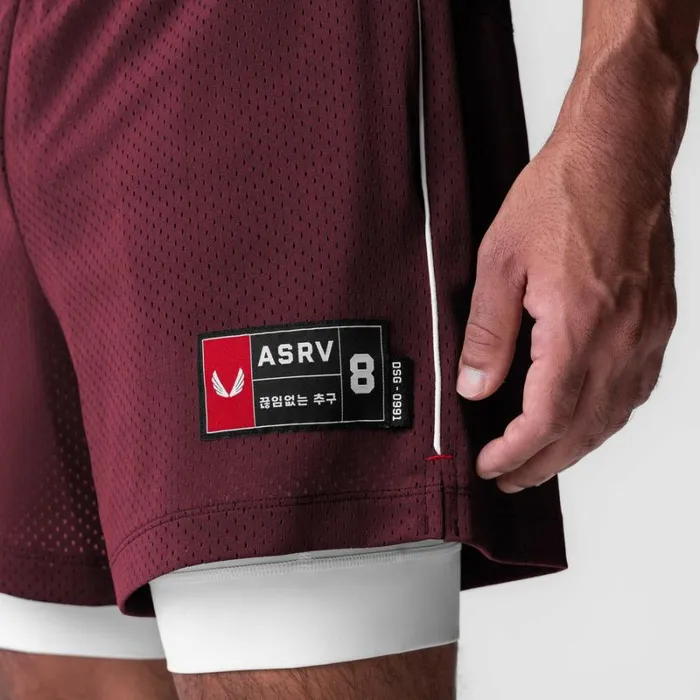 ASRV Shorts Men IonMesh 5034 Liner Short Crimson Red