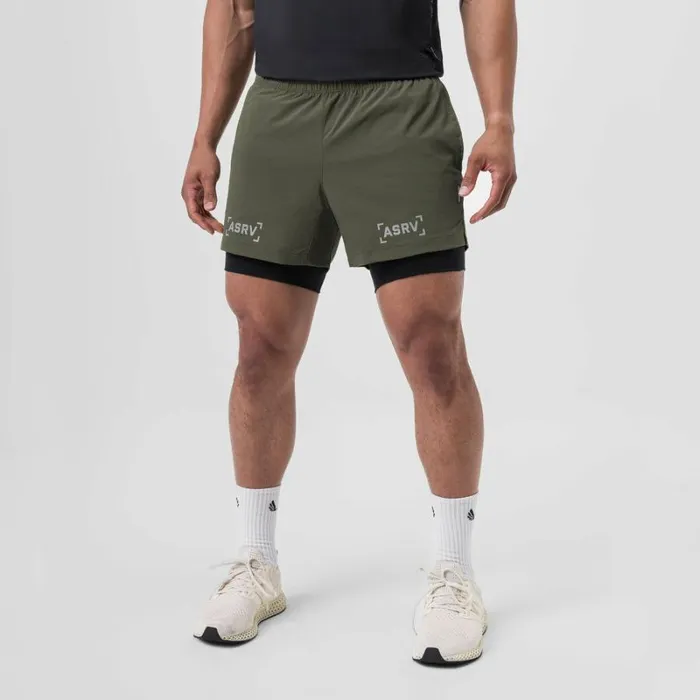 ASRV Shorts Men Ripstop 5034 Liner Short Olive