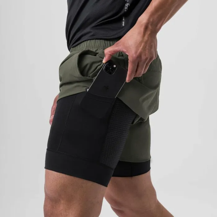 ASRV Shorts Men Ripstop 5034 Liner Short Olive