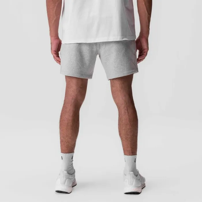 ASRV Shorts Men TechTerry Sidelock Sweat Short Heather Grey 034stacked Wings034
