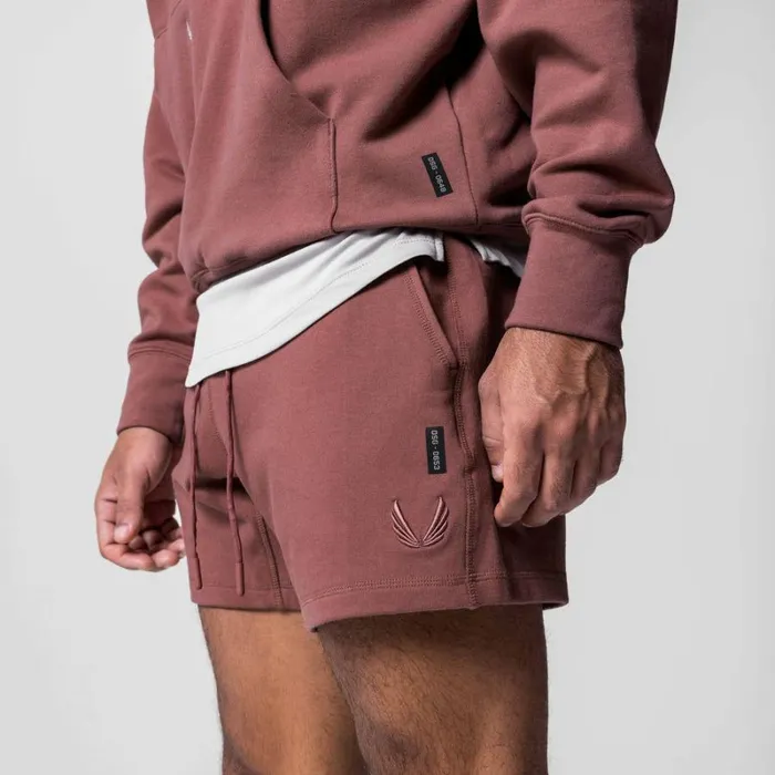 ASRV Shorts Men TechTerry Sweat Short Red Earth