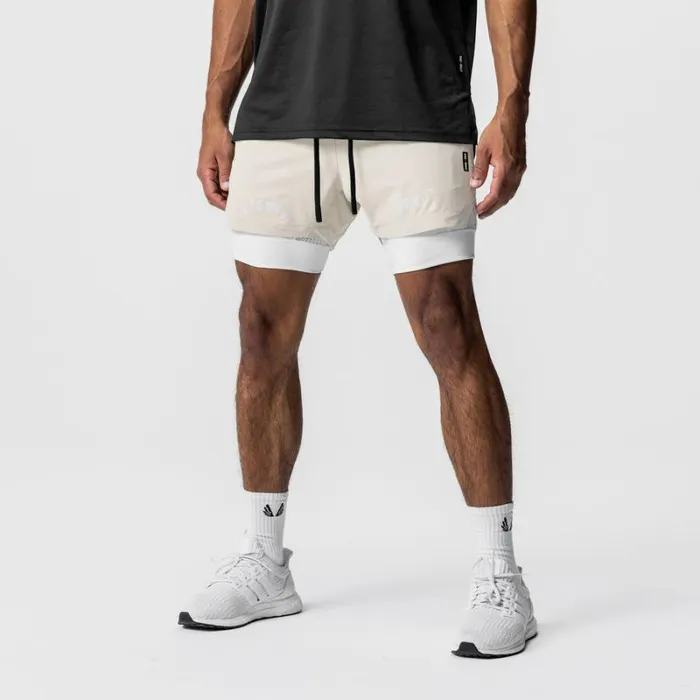 ASRV Shorts Men TETRALITE 5034 Liner Short Sand Smokewhite