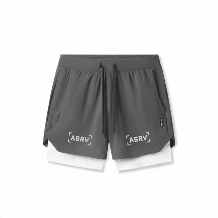 ASRV Shorts Men TetraLite 5034 Liner Short Space Grey 034bracket034white
