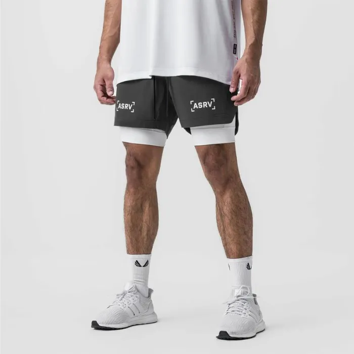 ASRV Shorts Men TetraLite 5034 Liner Short Space Grey 034bracket034white