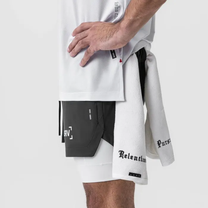 ASRV Shorts Men TetraLite 5034 Liner Short Space Grey 034bracket034white