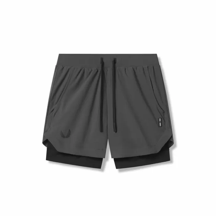 ASRV Shorts Men TetraLite 5034 Liner Short Space Grey 034wings034black