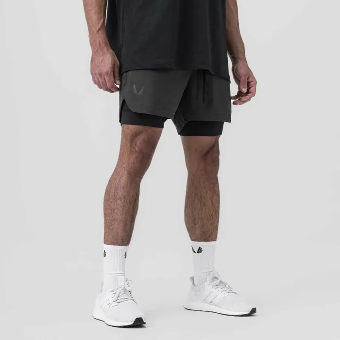 ASRV Shorts Men TetraLite 5034 Liner Short Space Grey 034wings034black