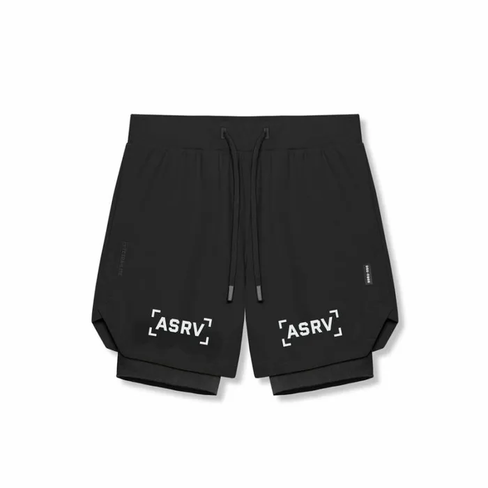 ASRV Shorts Men TetraLite 7034 Liner Short Black 034white Bracket034black