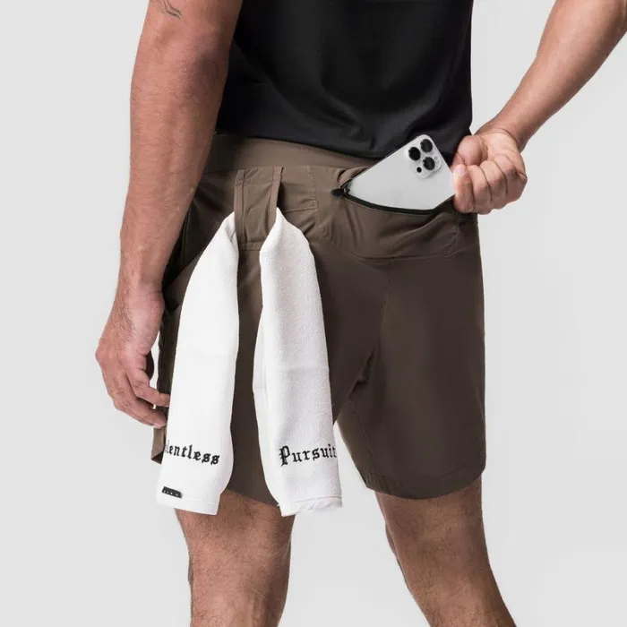 ASRV Shorts Men TetraLite 7034 Linerless Short Deep Taupe 034wings034