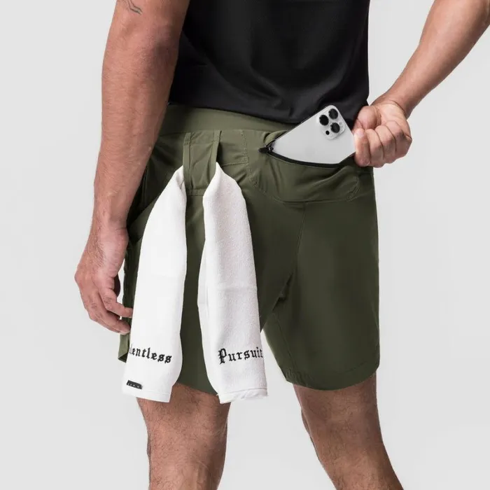 ASRV Shorts Men TetraLite 7034 Linerless Short Olive 034wings034