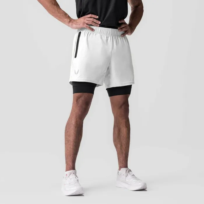 ASRV Shorts Men Ultralite 6034 Liner Short Whiteblack