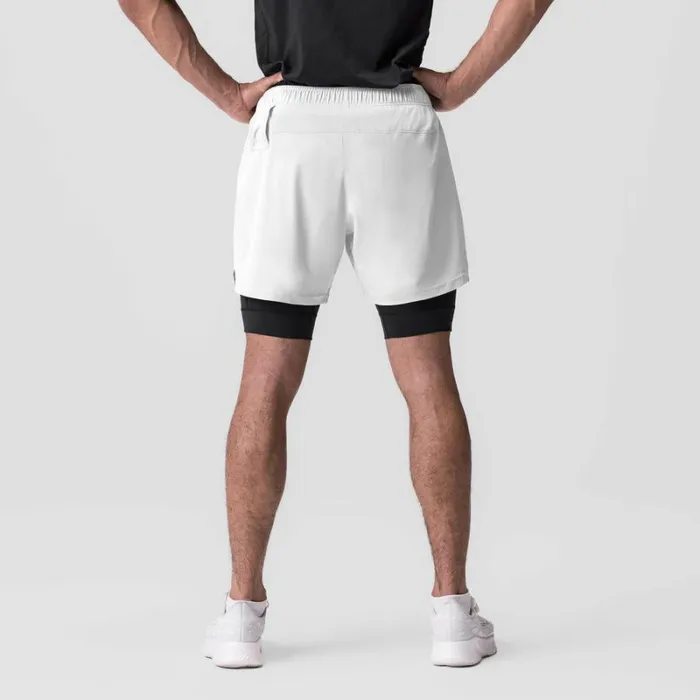 ASRV Shorts Men Ultralite 6034 Liner Short Whiteblack