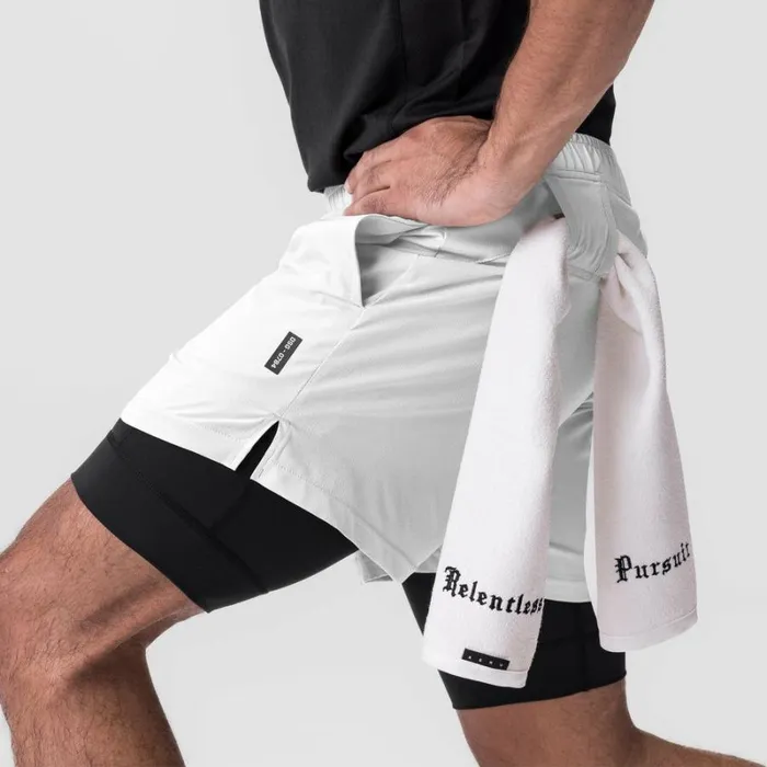 ASRV Shorts Men Ultralite 6034 Liner Short Whiteblack