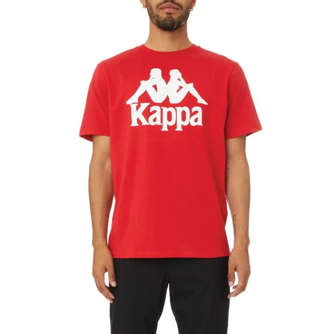 Authentic Estessi TShirt 8211 Red White Red White Men Kappa TShirts