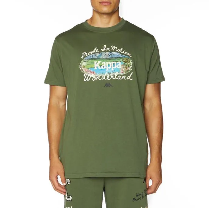 Authentic Freezel TShirt 8211 Green Green Men Kappa TShirts
