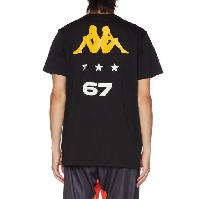 Authentic Gael TShirt 8211 Jet Black Men Kappa TShirts