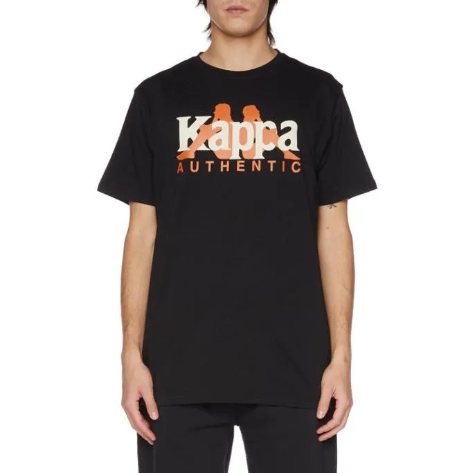 Authentic Vanguard TShirt 8211 Jet Black Jet Black Men Kappa TShirts