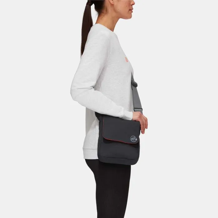 Backpacks and Bags WomenMen Mammut Shoulder Bag Square Black