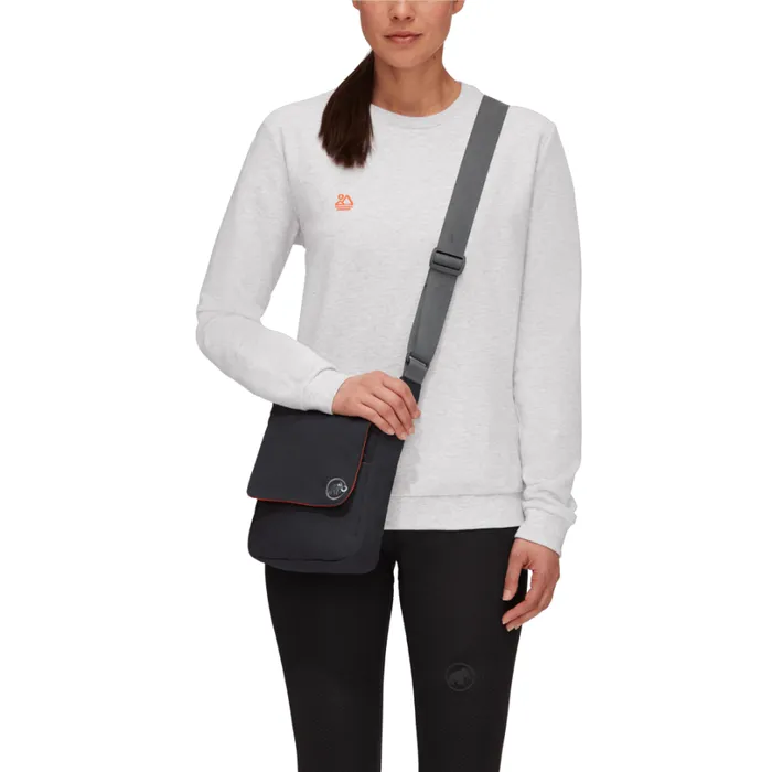 Backpacks and Bags WomenMen Mammut Shoulder Bag Square Black