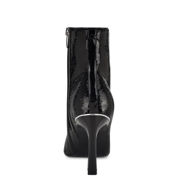 Baey Dress Ankle Booties Black Sequin Women Nine West Boots and Booties Baey Dress Ankle Booties Black Sequin Women Nine West Boots and Booties
