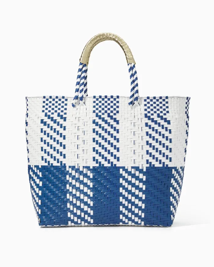 Bags WomenHome and Gifts Lilly Pulitzer Fanning Tote Low Tide Navy