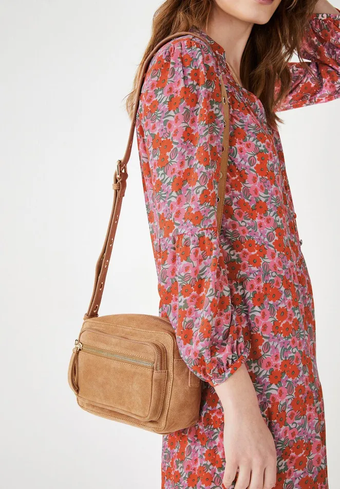 Bags Women Hush Albany Suede Bag Tan