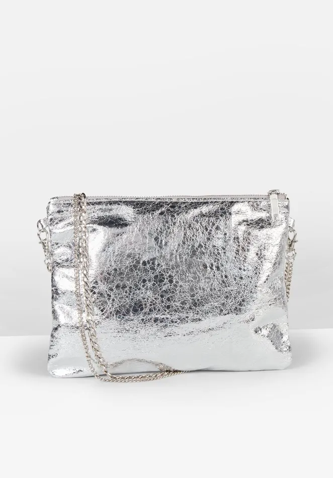Bags Women Hush Nina Metallic Bag Silver