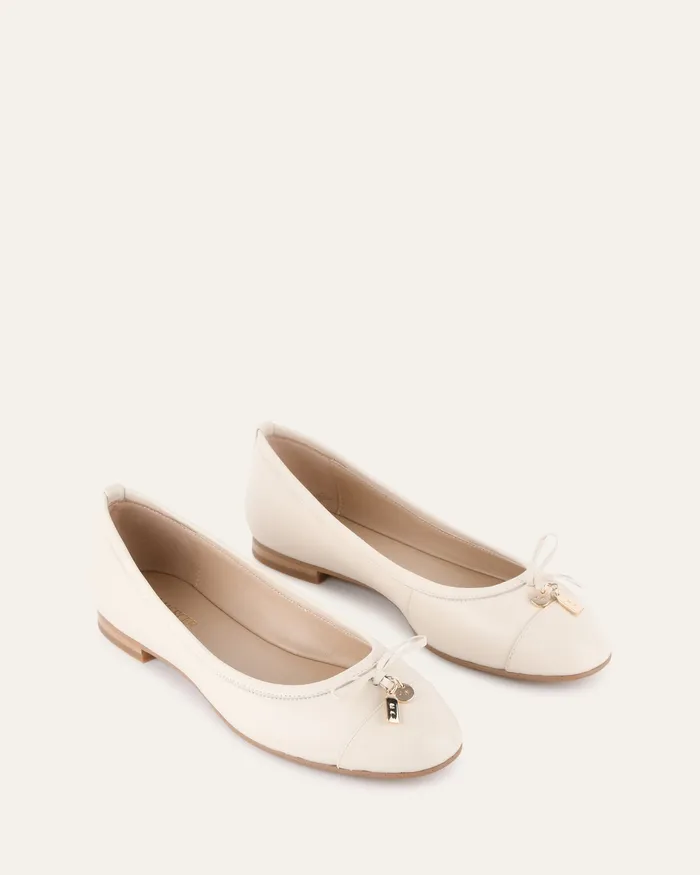 BALLET Hermione dress flats off white leather jomercer Women