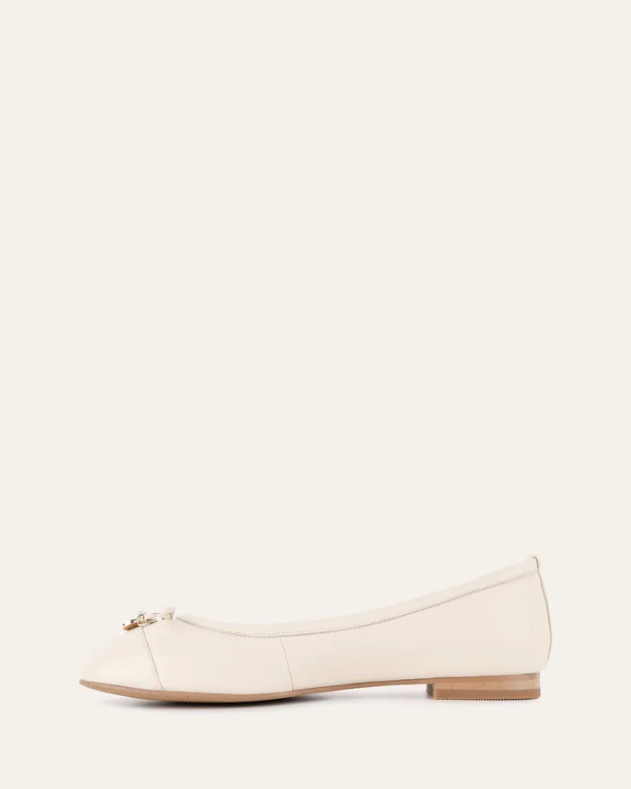 BALLET Hermione dress flats off white leather jomercer Women