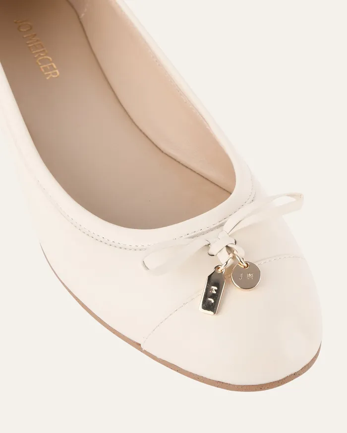 BALLET Hermione dress flats off white leather jomercer Women