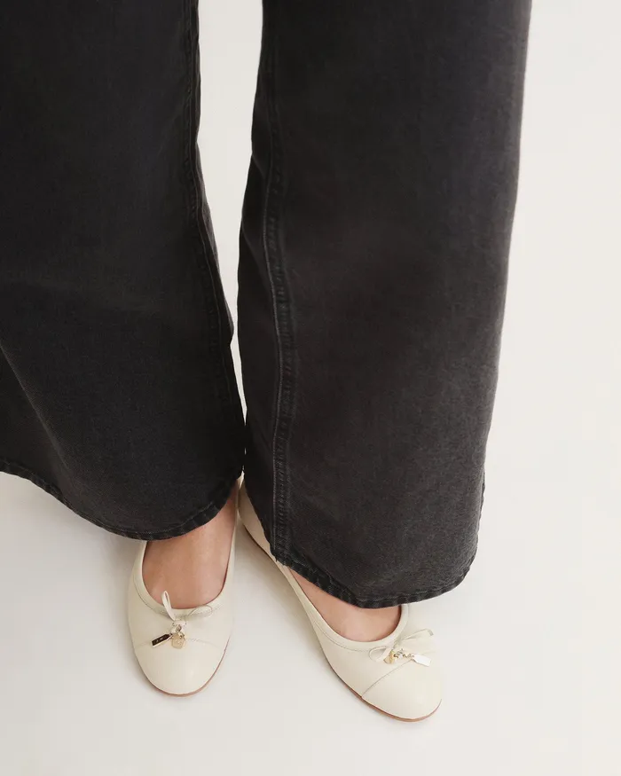 BALLET Hermione dress flats off white leather jomercer Women