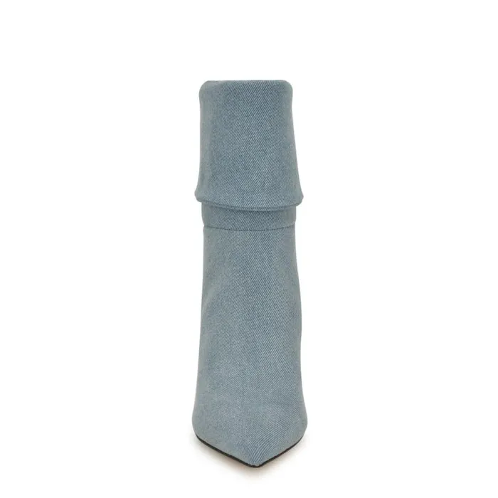Bayli Cuffed Dress Booties Light Denim Women Nine West Boots and Booties Bayli Cuffed Dress Booties Light Denim Women Nine West Boots and Booties