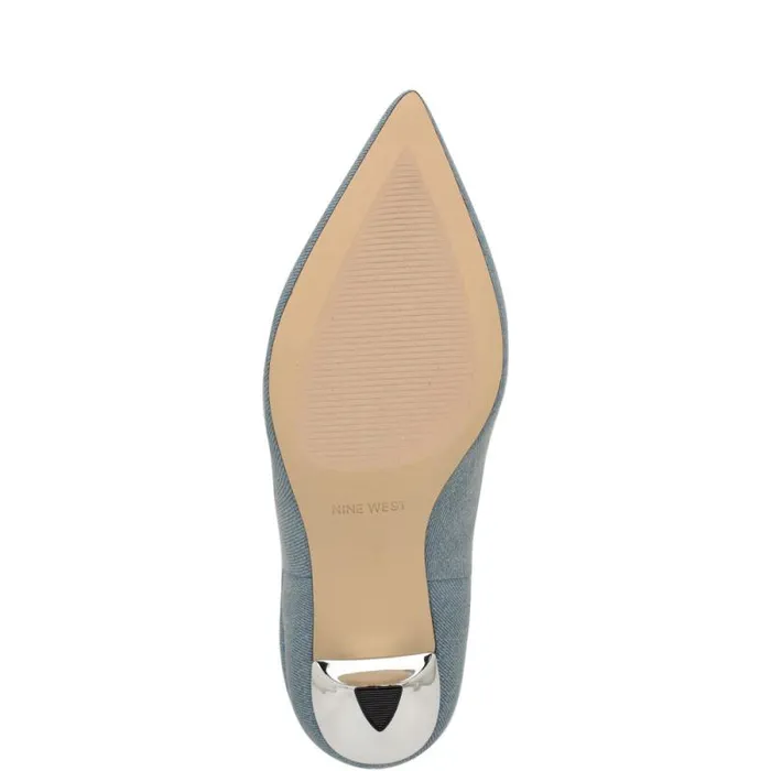Bayli Cuffed Dress Booties Light Denim Women Nine West Boots and Booties Bayli Cuffed Dress Booties Light Denim Women Nine West Boots and Booties