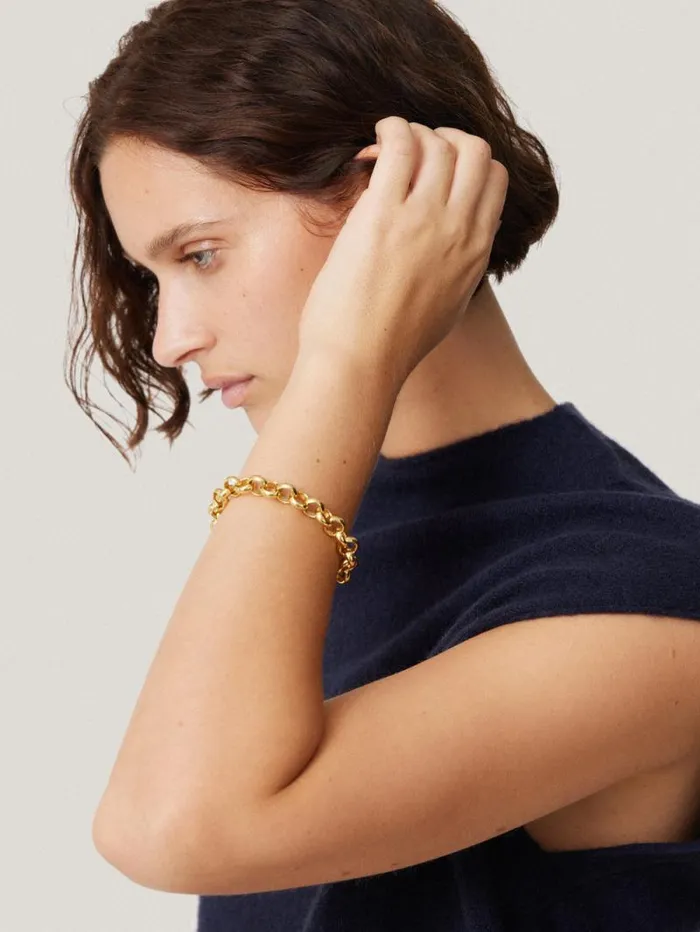 Belcher Chain Bracelet Gold Women Jigsaw Party
