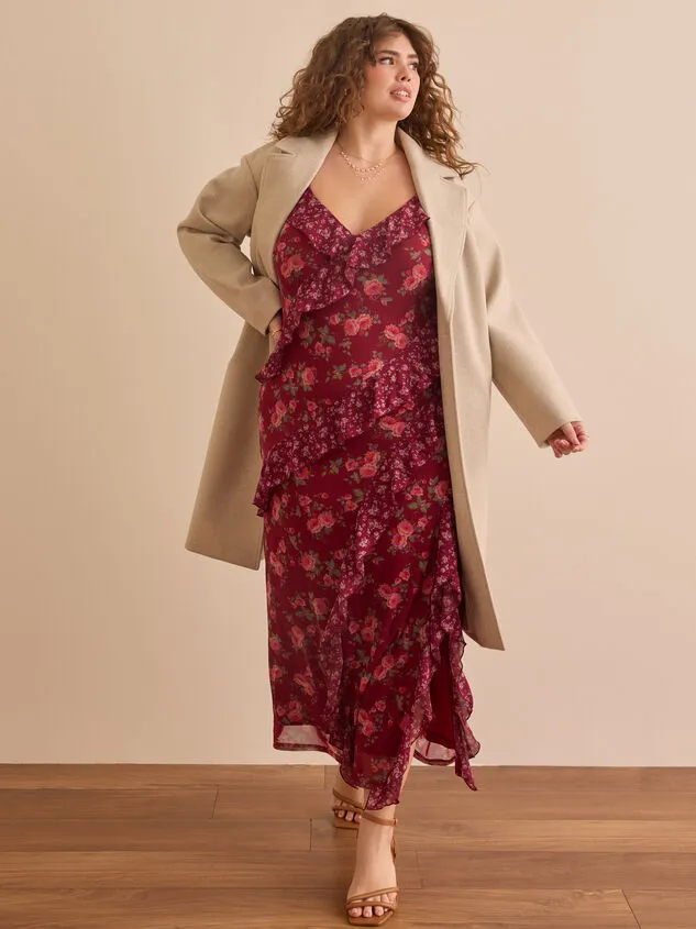 Berkley Ruffle Maxi Dress Burgundy Women Altar039d State Dresses Berkley Ruffle Maxi Dress Burgundy Women Altar039d State Dresses