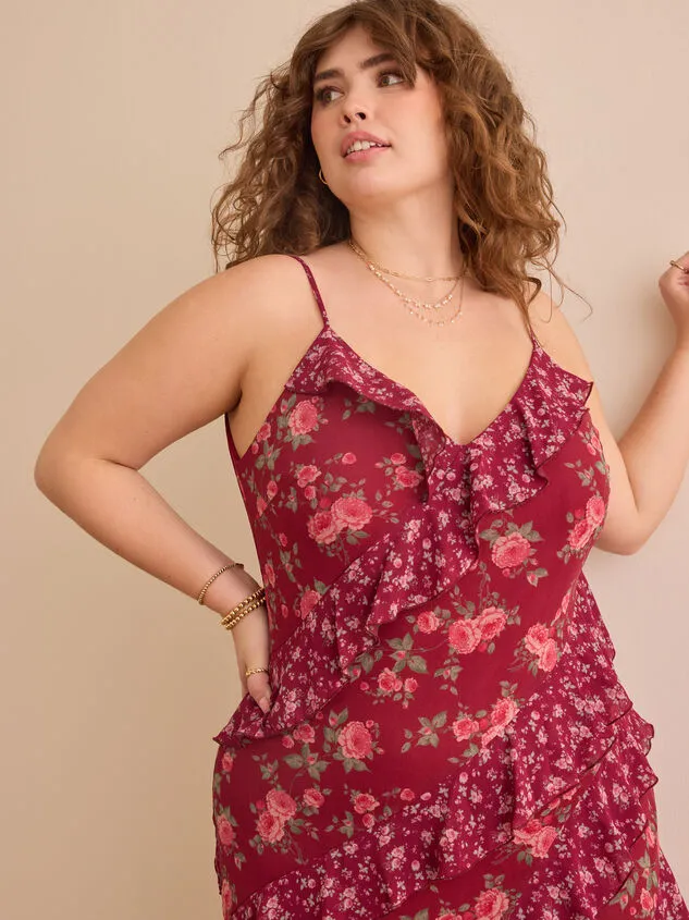 Berkley Ruffle Maxi Dress Burgundy Women Altar039d State Dresses Berkley Ruffle Maxi Dress Burgundy Women Altar039d State Dresses